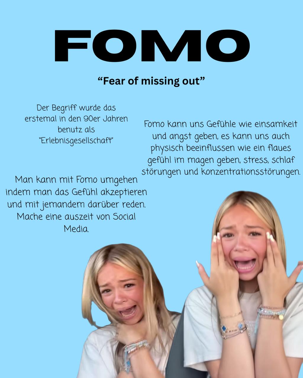 Beispielgrafik zum Thema FOMO